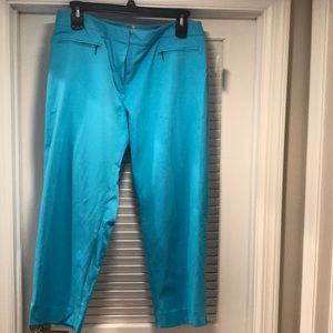 NWT Talbots Heritage Turquoise Slacks